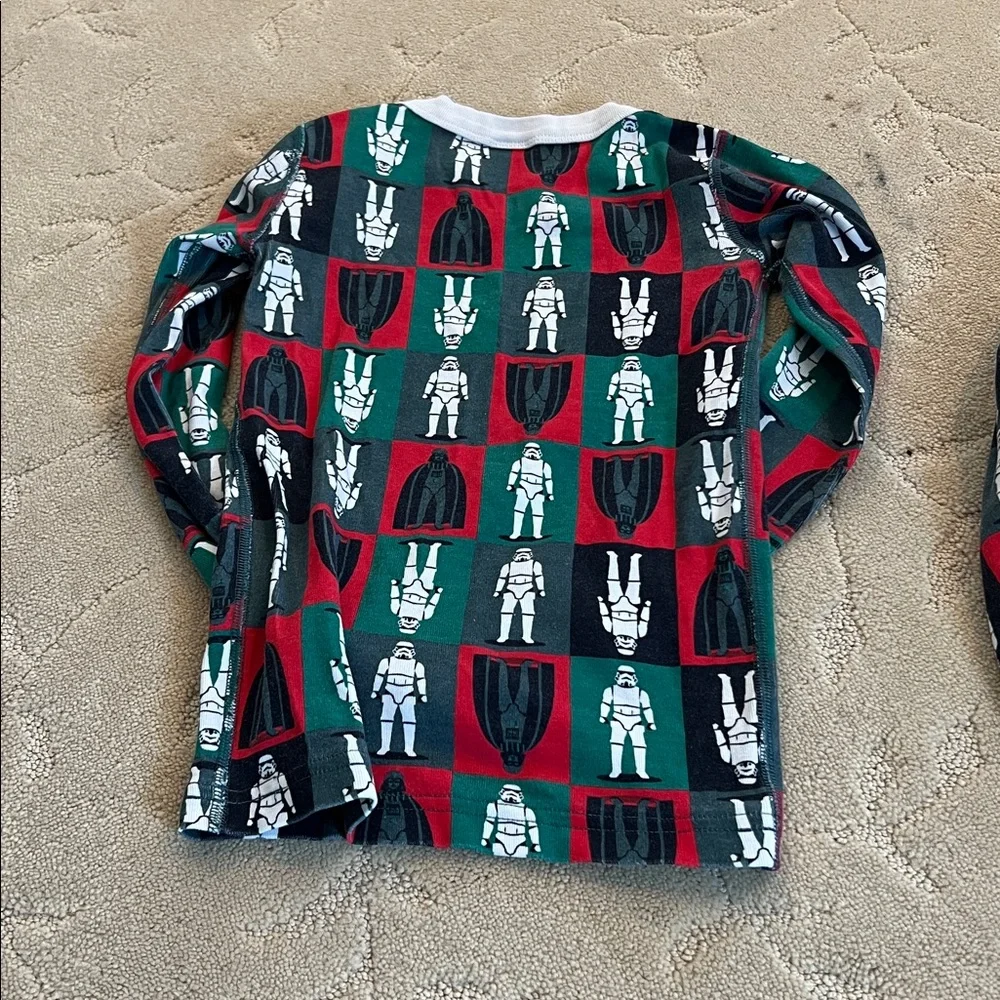 Hanna Andersson Star Wars Christmas Storm Troopers PJs 8